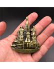 Francja paryż Barcelona Hollywood wiedeń moskwa rosja egipt piramida watykanu dubaj makau metalowe 3D śliczne magnes naklejka na