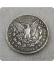 US Hobo 1921 dolar morgana czaszka zombie szkielet kreatywna moneta prasowana kopia monety