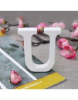 Białe drewniane litery wolnostojący serce 3D DIY spersonalizowana nazwa projekt drewno list na ślub dekoracje na przyjęcie urodz