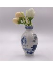 Chiński niebieski i biały waza porcelanowa lodówka pamiątkowy magnes malowane wyroby ceramiczne lodówka magnes zestaw chińskich 