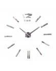Fashion design Diy lustro akrylowe duży zegar ścienny kwarcowy zegarek martwa natura zegary nowoczesny salon naklejki dekoracyjn