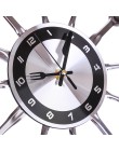 31-41cm ze stali nierdzewnej łyżka kuchenna widelec zegar ścienny cichy, ścienny zegar wystrój salonu styl śródziemnomorski deko