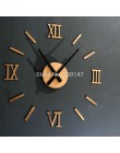 Rzym z cyframi analogowymi zegar ścienny diy 3d lustro cichy zegar akrylowy krótki cichy zegar ścienny diy nowoczesny design hur