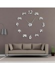Gra wideo kontrolery DIY duży zegar ścienny gra wystrój pokoju nowoczesny Design Freamless Giant zegar ścienny gra pokój dla chł