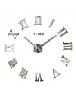 Hot moda kwarcowy zegar dekoracyjny do domu ograniczona sprzedaż 3d duże lustro diy prawdziwy zegar ścienny nowoczesny design po