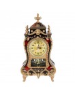 Budzik biurkowy staromodny zegar klasyczny Royalty salon szafka TV biurko meble imperialne kreatywny siedzieć zegar wahadło