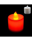 1PC kreatywna świeca led lampa wielokolorowa sztuczny kolorowy płomień herbata światło ślub ślub urodziny świąteczne dekoracje ś