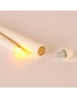 Zestaw 6 zdalnych lub nie zdalnego sterowania żółte światło długie plastikowe świece stożkowe, nie materiał woskowy 28 cm zdalne