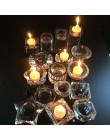 PEANDIM dekoracje domu świecznik pomysł na ślub K9 świeca kryształowa uchwyt ozdoby na środek stołu Bar kawiarnia dekoracje