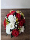 Metalowe świeczniki kwiaty wazon świecznik Centerpieces Road Lead kandelabr ozdoba na środek stołu porps ślubny dekoracje świąte