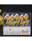 Ozdoba na wierzch tortu świece Cartoon Craft Cute Animal świeca urodzinowa zaopatrzenie firm prezent dla dzieci ochrona środowis