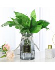 Zakontraktowany szklany wazon na kwiaty Origami układanie kwiatów zielonych roślin urządzenie hydroponiczne Nordic wazon dekorac