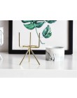 1 PC nordycki minimalizm styl marmurowy wzór złoty ceramika żelaza wazon artystyczny Tabletop doniczka ślub wystrój salonu