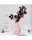 Plastikowy nietłukący kwiat wazon do garnka nowoczesny gabinet przedpokój ślub dekoracje do domowego biura wazon stołowy