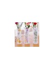 3 sztuk przenośny, przyjazny dla środowiska kwiat słodkie składany wazon ślub biuro dekoracji domu losowy pcv z tworzywa sztuczn