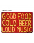 Piwo metalowa plakietka z napisem Metal Vintage Pub FunnyTin zaloguj dekoracje ścienne dla Bar Pub Club Man Cave blaszane talerz