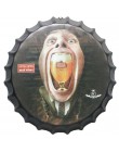 Zakrętka do piwa Whisky Vintage tablica metalowe plakietki emaliowane Cafe Bar Pub szyld dekoracje ścienne Retro Nostalgia okrąg