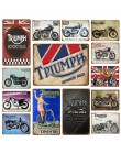 Motocykle Triumph usług mapy produktów i ceny metalowe tabliczki cykli rowery do zawieszania na ścianie plakat Pub Bar garażu de