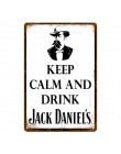 Zachowaj spokój pić piwo wino metalowy plakat whisky tablica vintage znak puszka dekoracje ścienne dla Bar Pub człowiek jaskinia
