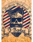 Vintage do salonu fryzjerskiego metalowy plakat Cafe Bar Pub znak blaszany tablica Retro strzyżenie i golenie broda żelaza płyty