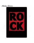 Rock & Roll znak blaszany Vintage metalowy znak plakietka metalowa Vintage metalowy plakat Retro Rock dekoracje ścienne dla Bar 