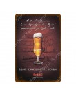 Lód zimny napój piwo metalowe tabliczki Vintage tablica Home Pub Cafe Bar płytki dekoracyjne naklejki ścienne wino whisky obraz 