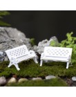 10 sztuk/partia mini ogród dekoracje krzesła bajki miniatury ogrodowe figurki do Terrarium krzesło rzemiosło dekoracji Terrarium