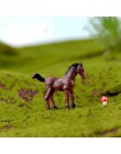 DIY gruntów rolnych pracownika świnia koń krowa owca kaczka figurka zwierzątka kozy wystrój domu miniaturowe bajkowe akcesoria d