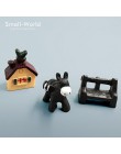 Kawaii figurka słonia krowa świnia żaba kaczka jeż żółw pies kot wystrój mini bajki ogród statua zwierząt miniaturowe rzemiosło 