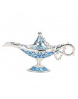 Rosyjska lampa Hollow Wishing magiczna lampa ze stopu cynku pragnąc dzbanek na herbatę Retro Home ornament dekoracyjny prezenty