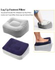 Miękka stopa poduszka wypoczynkowa PVC dmuchana poduszka pod stopy poduszka wypoczynkowa poduszka podróże lotnicze biuro w domu 