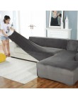Nowe grube aksamitna sofa okładka elastyczność antypoślizgowe kanapa narzuty uniwersalny elastan etui na elastyczny pokrowiec na