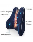 Poduszka ortopedyczna poduszka pod plecy poduszka na krzesło z pianki Memory oparcie talia Pad duży rozmiar dolny ból pleców wsp