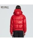 MIEGOFCE 2019 nowy projekt płaszcz zimowy kurtka damska izolowane Cut talia długość z kieszeniami parka w stylu casual stojak ko