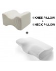 Poduszka z pianki memory pościel poduszka pod kark para sen noga poduszka podkolanowa powolne powracanie do kształtu w kształcie