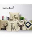 Drop Shipping niestandardowy łoś nowy 24 style pościelowa poszewka na poduszkę geometryczna poszewka z jeleniem na poduszkę styl