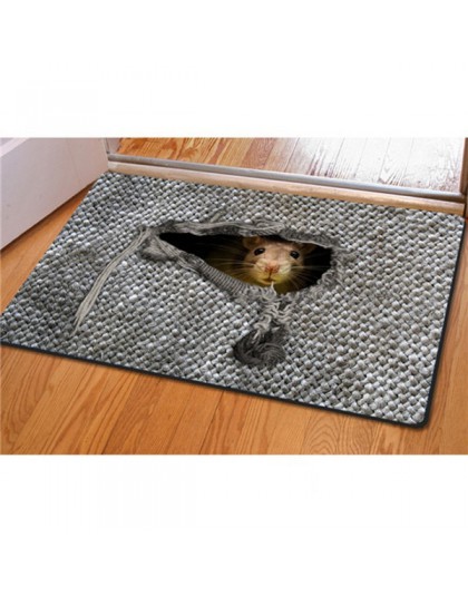 Mata podłogowa do drzwi wejściowe antypoślizgowy dywanik przy drzwiach do salonu drukowane zwierzę Tapis kuchnia wycieraczki Tap