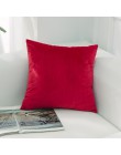 Styl skandynawski aksamitna poszewka prosta solidna poszewki na poduszkę kwadratowa poduszka pokrywa do sypialni Sofa dekoracja 