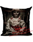 Halloween Horror poszewka Chucky Annabelle krzyczeć Clown drukowane rzut poduszki salonu Halloween dekoracyjna poszewka na podus