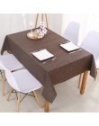 Obrus lniany stół kuchenny wielokolorowy stały dekoracyjny wodoodporny olejoodporny gruba prostokątna obrys stołu stolik do herb
