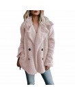 Pluszowy płaszcz kobiety zimowe kurtki puszysty pluszowy płaszcz kobiet ciepłe sztuczne polary zimowe ubrania 5XL Plus rozmiar M