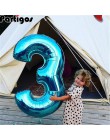 W gigantycznym rozmiarze 40 i 42 Cal niebieski/różowy duże cyfry z balonów foliowych 0-9 urodziny ślub przyjęcie zaręczynowe wys