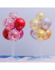 7 tubek balony stojak balon uchwyt kolumna konfetti balony na brzuszkowe dzieci urodziny materiały do dekoracji ślubnych