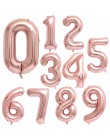 W gigantycznym rozmiarze 40 i 42 Cal niebieski/różowy duże cyfry z balonów foliowych 0-9 urodziny ślub przyjęcie zaręczynowe wys