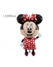 112cm Giant Mickey Minnie Mouse balon kreskówka folia balon na przyjęcie urodzinowe dla dzieci dekoracje na imprezę urodzinową d
