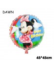112cm Giant Mickey Minnie Mouse balon kreskówka folia balon na przyjęcie urodzinowe dla dzieci dekoracje na imprezę urodzinową k