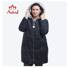 Nowy 2018 kurtka zimowa kobiety moda projekt złoty z kapturem zimowa kurtka kobiet ciepły długi FR-5076