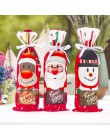 QIFU święty mikołaj pokrowiec na termofor dekoracje na boże narodzenie dla domu 2019 ozdoba świąteczna Navidad Natal prezent now