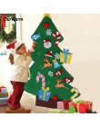 OurWarm DIY czuł choinki prezenty na nowy rok dzieci zabawki sztuczne drzewo ozdoby na ścianę świąteczne dekoracje do domu