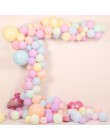 30 sztuk Macarons lateksowe Balony Balony cukierki na przyjęcie urodzinowe Balony dekoracje na imprezę urodzinową dziewczyna chł